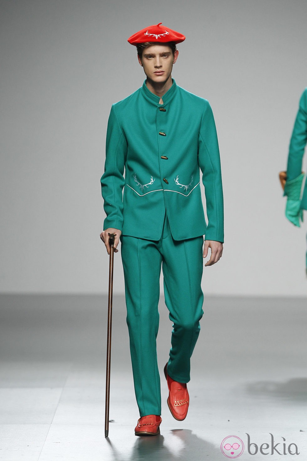 Diseño en verde quirófano de Ixone Elzo en 'El Ego' de Fashion Week Madrid