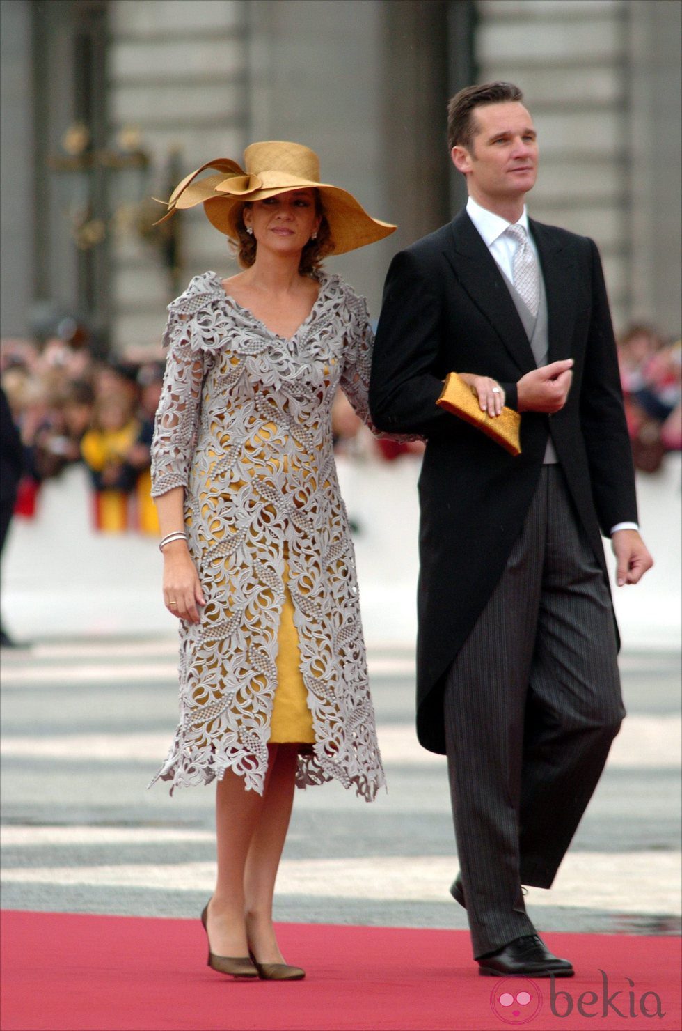 La Infanta Cristina con un diseño de Jesús del Pozo