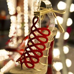 Sandalias de Christian Louboutin expuestas en el Museo del Diseño en Londres