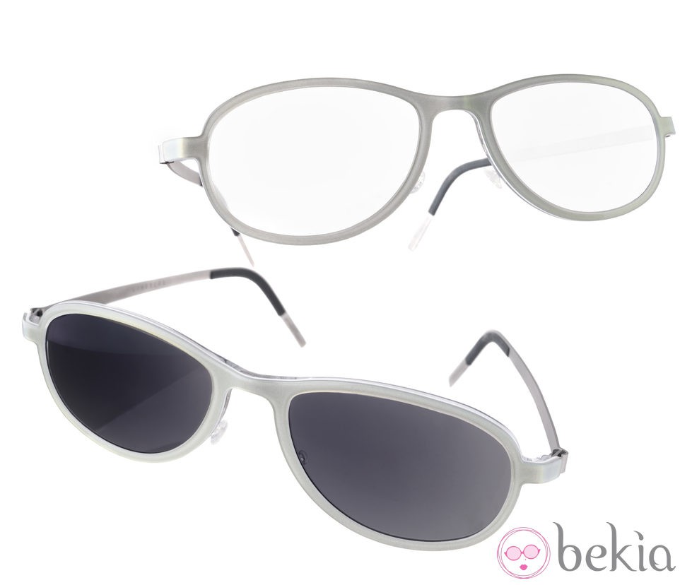 Lentes Transitions modelo Lindberg de pasta blancas