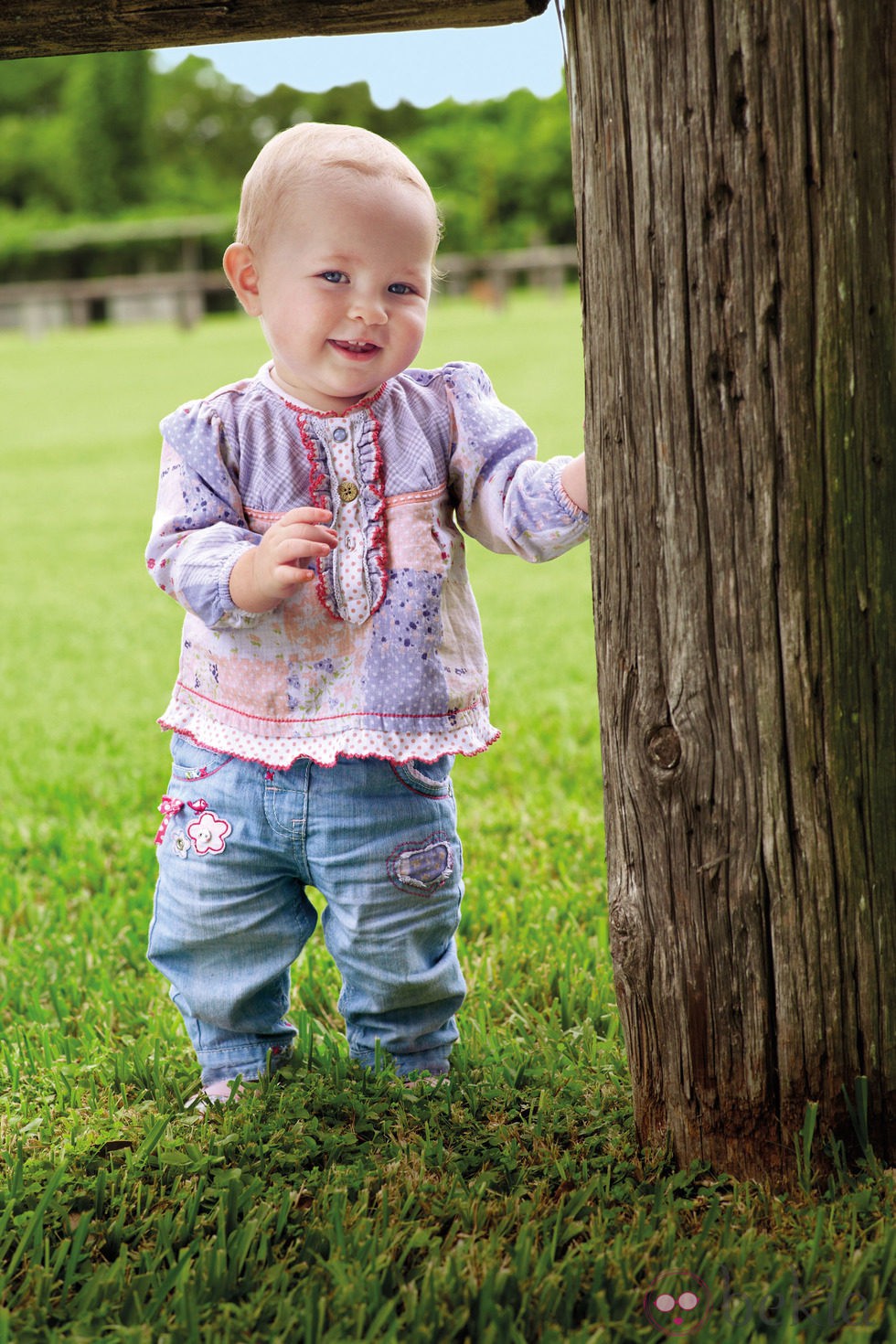 Conjunto para niña de la colección de bebés My First Chicco para verano 2012