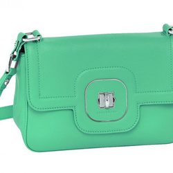 Bolso verde agua de la nueva colección de Longchamp para este verano 2012