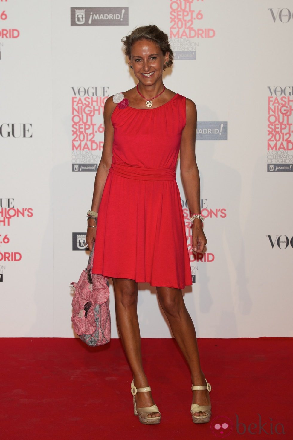 Carla Royo Villanova en la Vogue Fashion's Night Out 2012 en Madrid