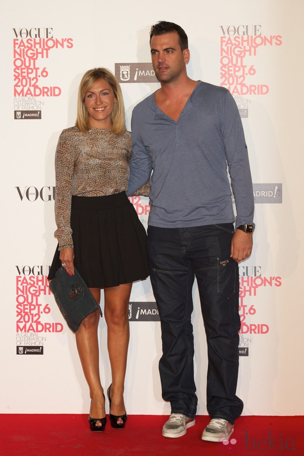 Luján Argüelles en la Vogue Fashion's Night Out 2012 en Madrid