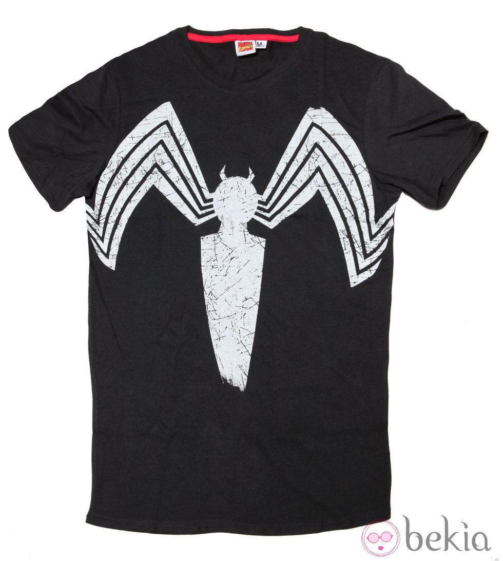 Camiseta con logo de Venom de Bershka