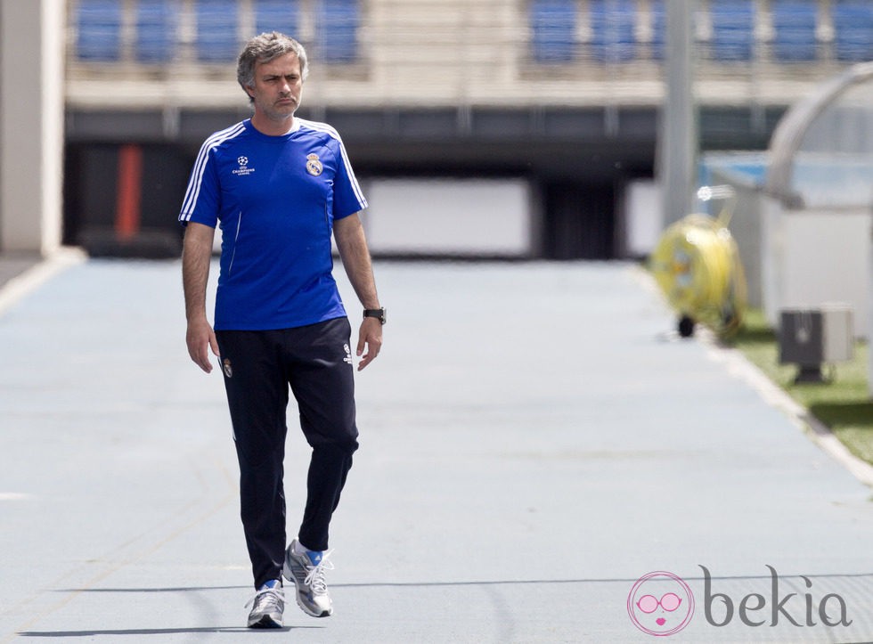 Mourinho en chándal en las instalaciones del Real Madrid