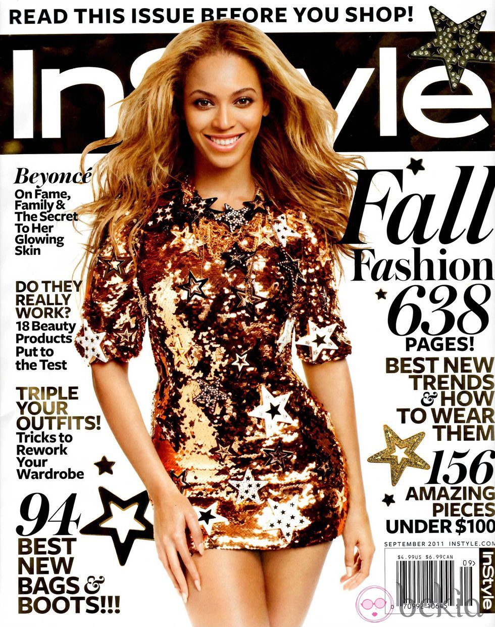 Beyoncé, portada de In Style USA en septiembre de 2011