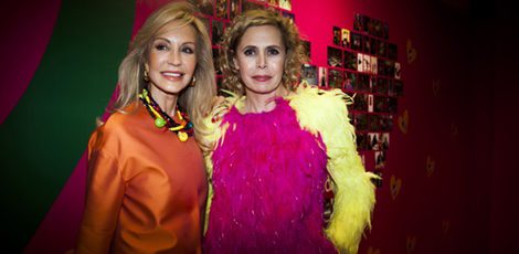 Carmen Lomana junto a Ágatha Ruiz de la Prada 