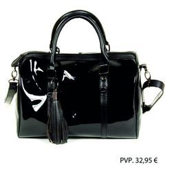 Bolso negro de asa corta negro de Tantrend para este Invierno 2013