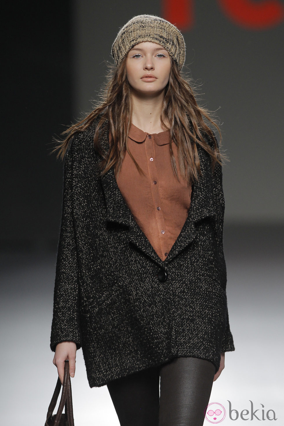 Chaqueta oversize de la colección otoño/invierno 2013/2014 de TCN en Madrid Fashion Week