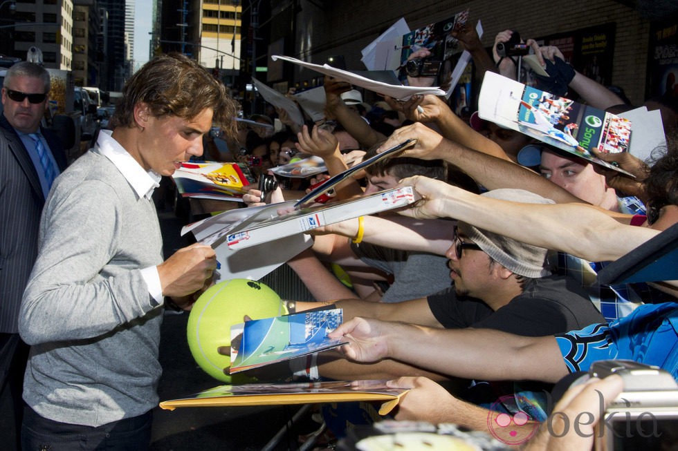 Rafa Nadal acude al programa de David Letterman