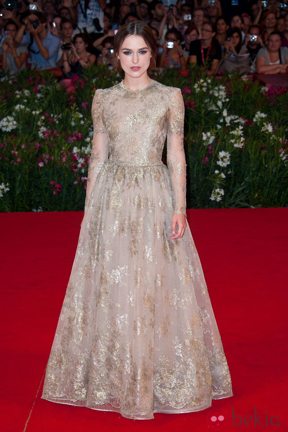 Keira Knightley de Valentino en el Festival de Venecia