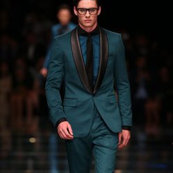 Traje azul verdoso de la colección otoño/invierno 2013/2014 de Hugo Boss