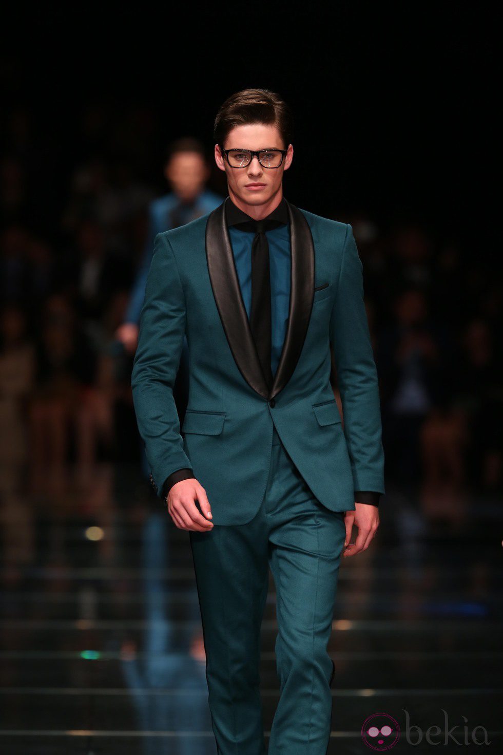 Traje azul verdoso de la colección otoño/invierno 2013/2014 de Hugo Boss