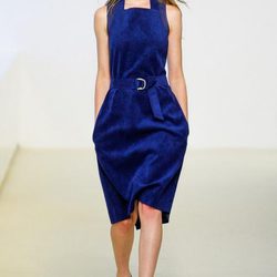 Vestido azul de la colección Resort 2014 de Calvin Klein