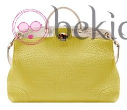 Bolso Piper Lux amarillo de la colección primavera/verano 2013 de Furla