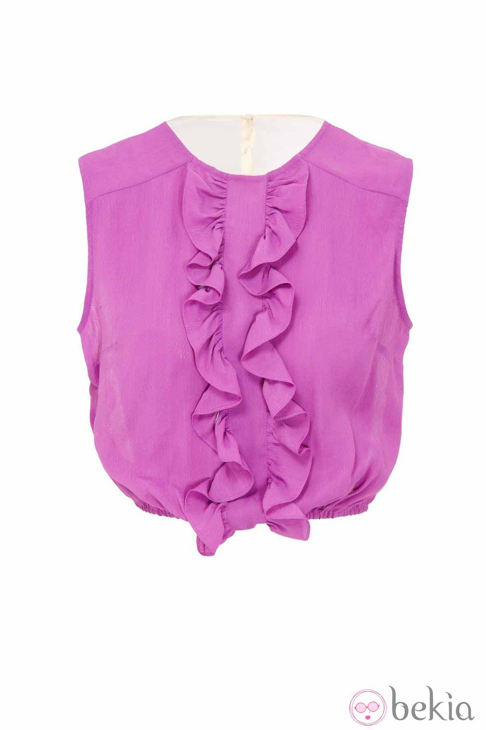 Blusa morada de Asos para la colección Rosetti