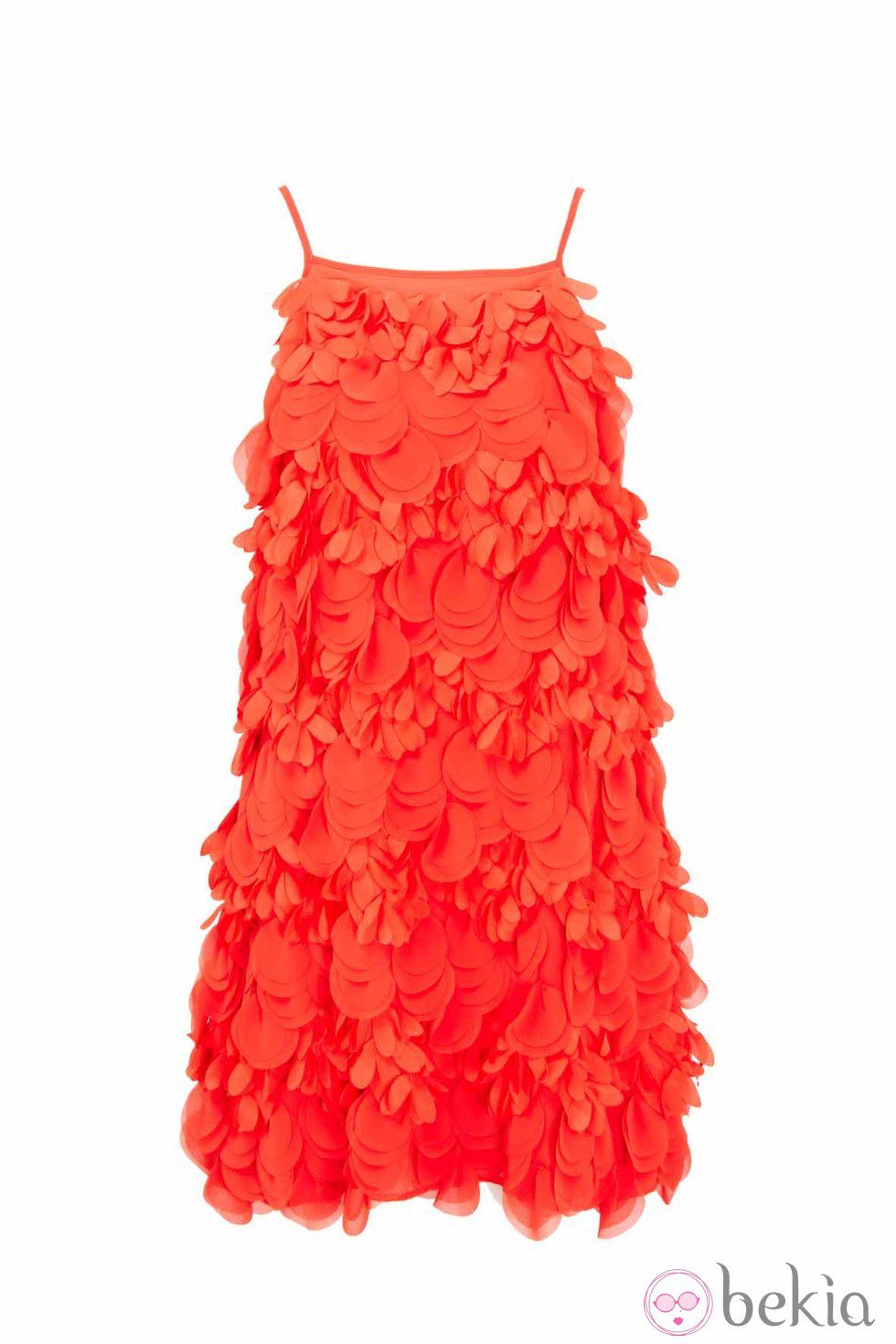 Vestido naranja de Asos para la colección Rosetti