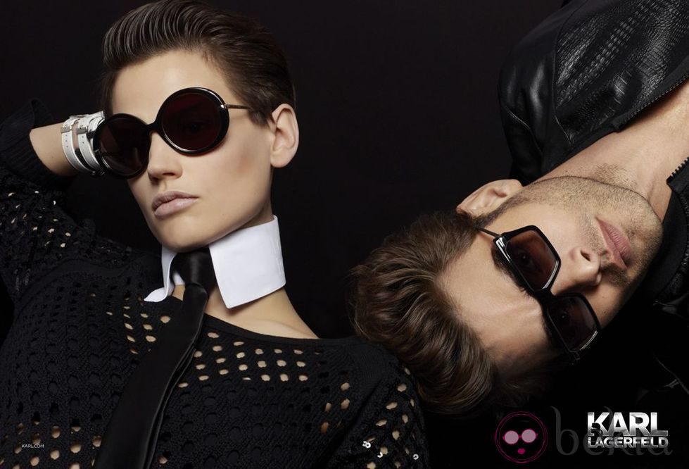 Jon Kortajarena y Saskia de Brauw protagonizan la campaña de Karl Lagerfeld Eyewear