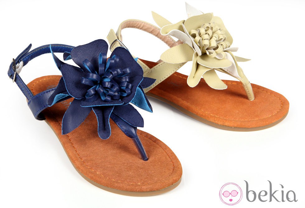 Sandalias de flores de la colección primavera/verano 2013 de Vulky