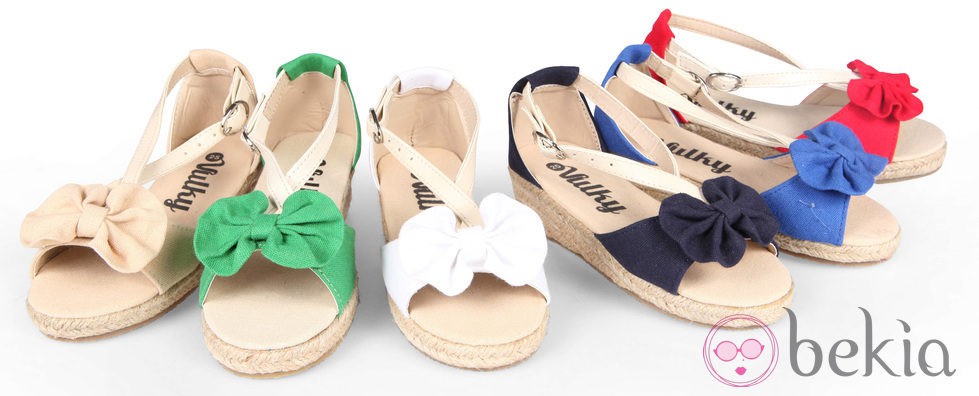 Sandalias con lazo de la colección primavera/verano 2013 de Vulky