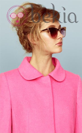 Abrigo rosa de cuello de bebé de la colección otoño/invierno 2013 de Asos