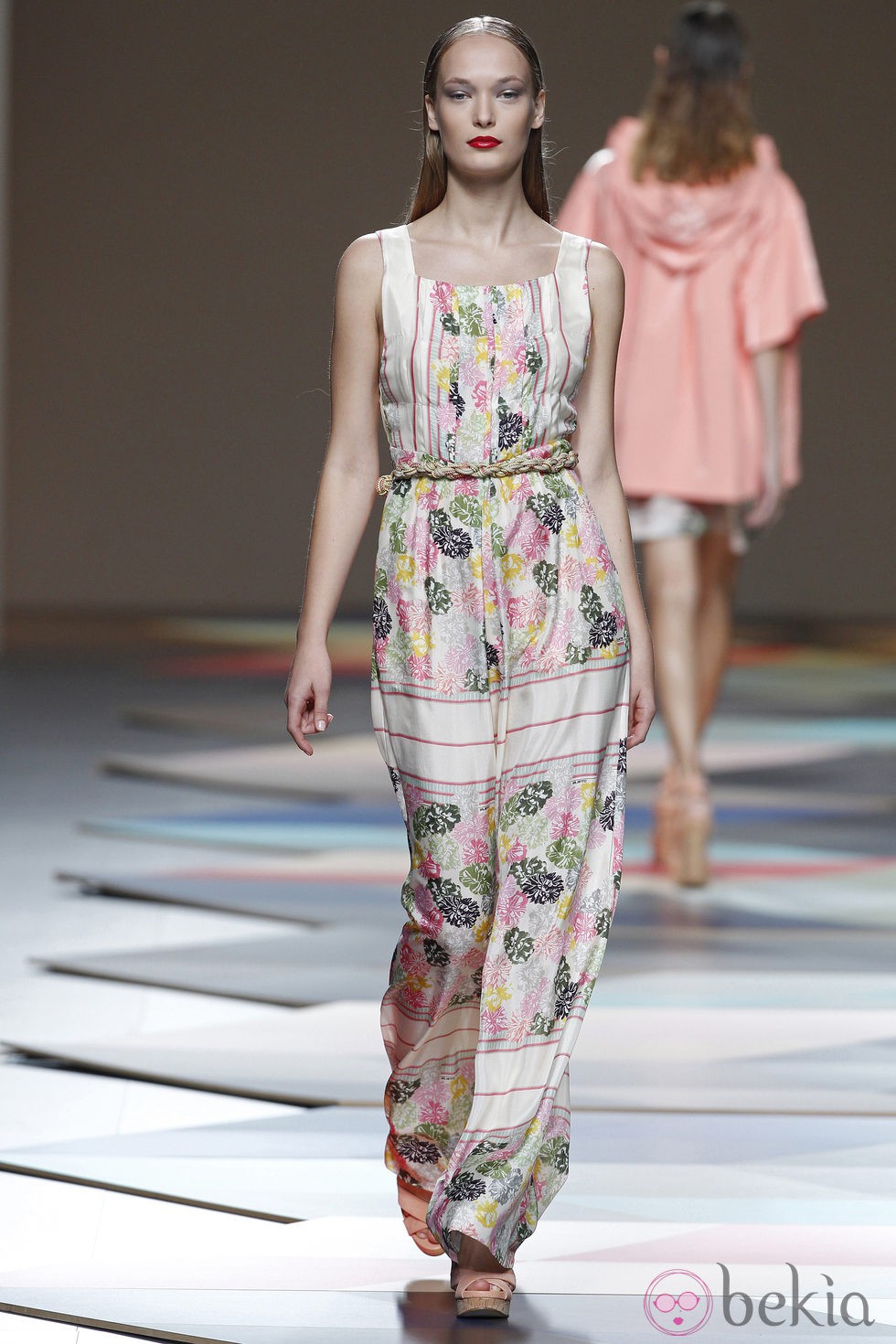 Mono floral de la colección primavera/verano 2014 de Ailanto en Madrid Fashion Week