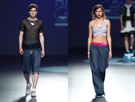 Pantalón sport de la colección primavera/verano 2014 de Heridadegato en el EGO Madrid Fashion Week