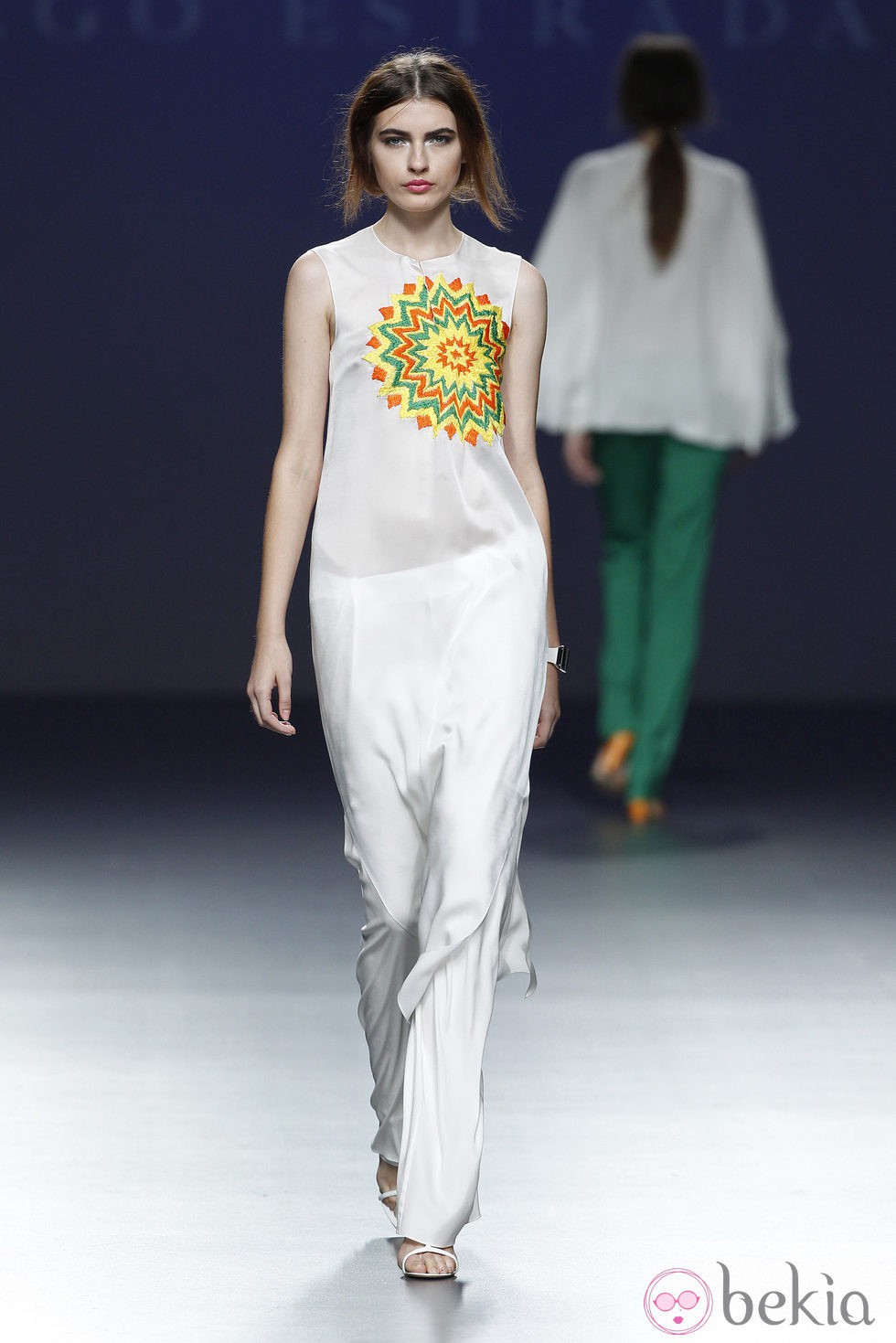 Mono de vestir de la colección primavera/verano 2014 de Diego Estrada en el EGO Madrid Fashion Week