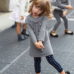 Vestidito gris de la colección otoño/invierno 2013 de Benetton Kids