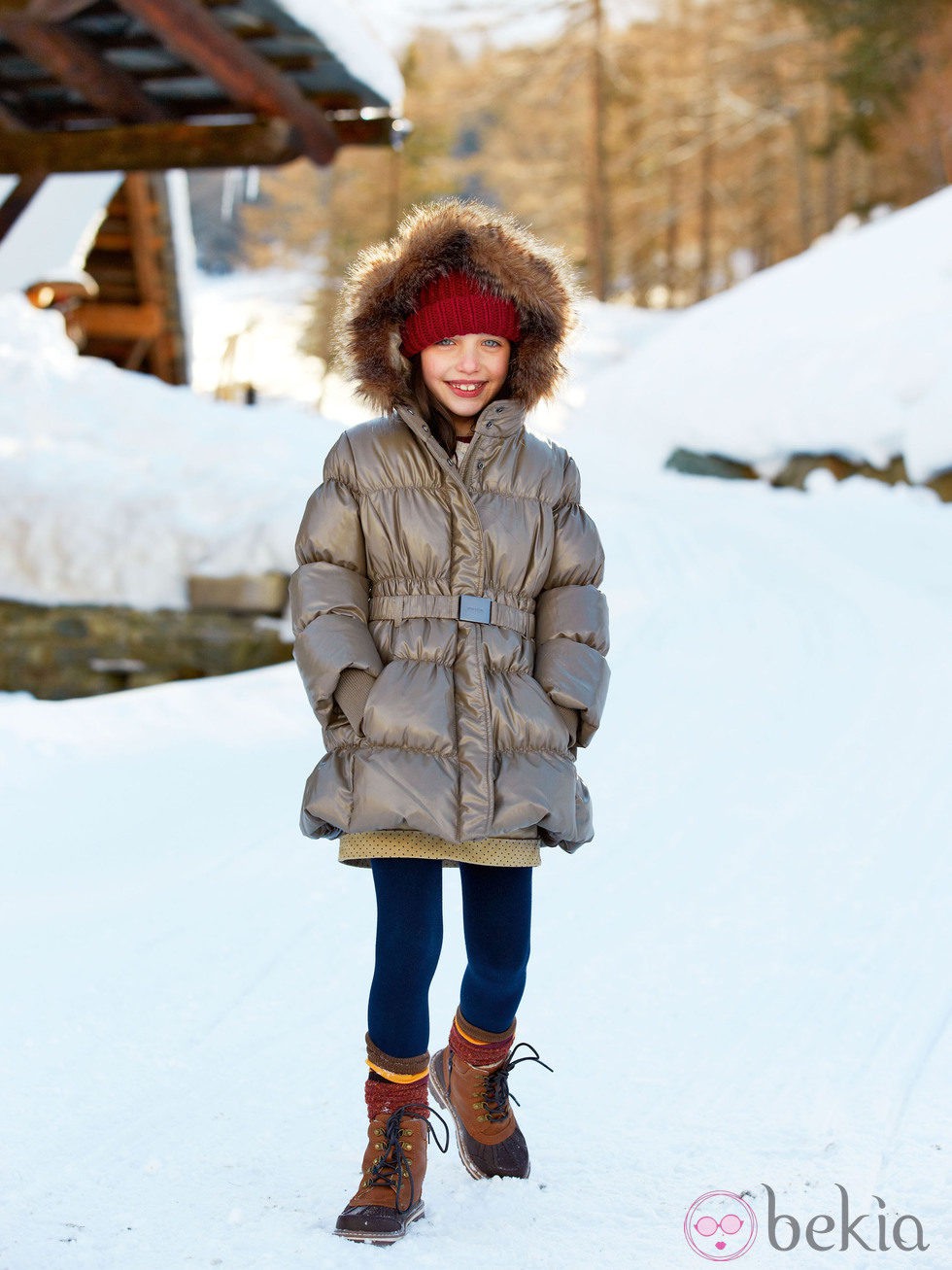 Abrigo de plumas de la colección otoño/invierno 2013 de Benetton Kids