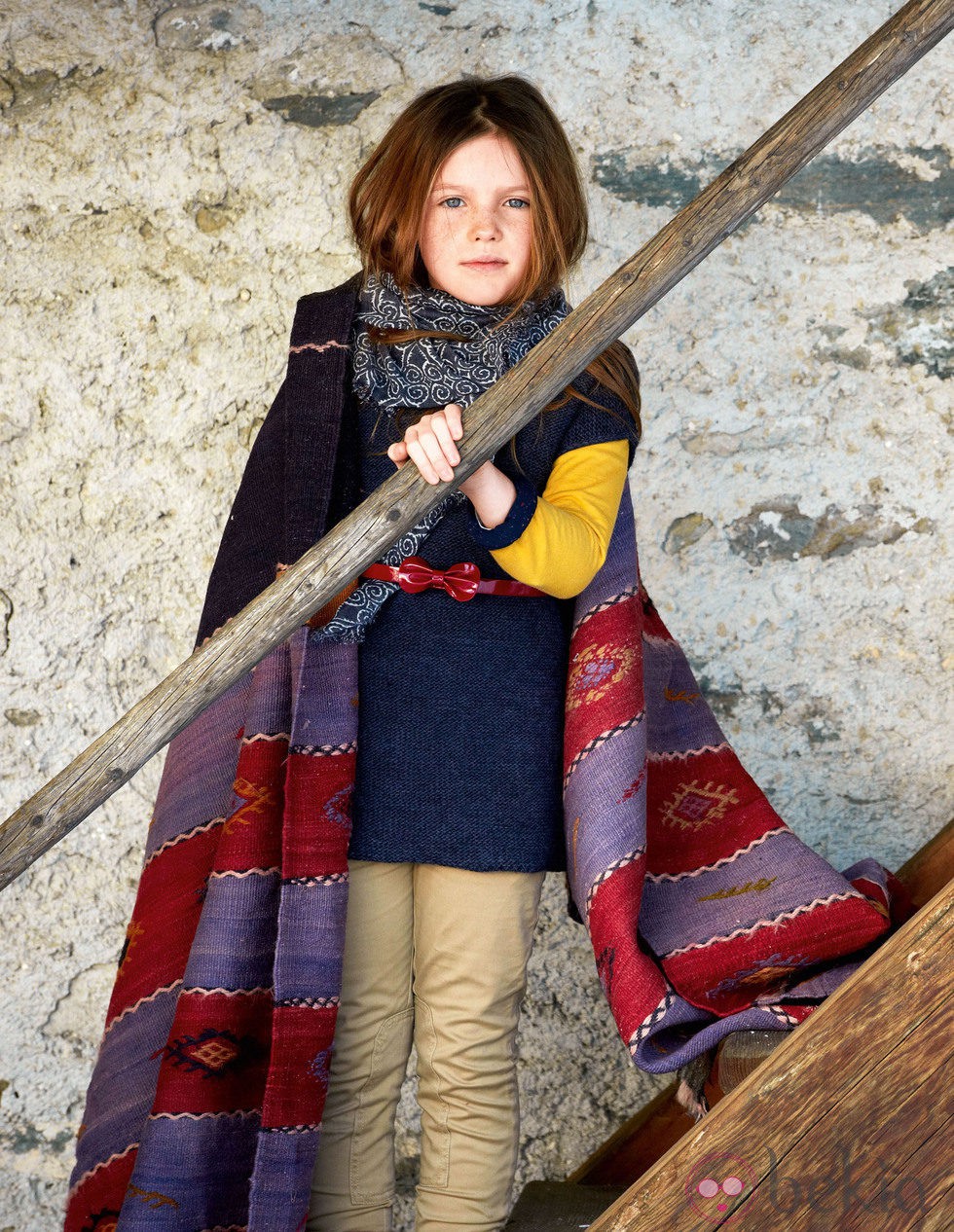 Pantalón beige y jersey de la colección otoño/invierno 2013 de Benetton Kids