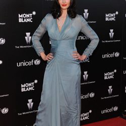 Eva Green de Alberta Ferretti en la fiesta previa a los Oscar de The Weinstein Company