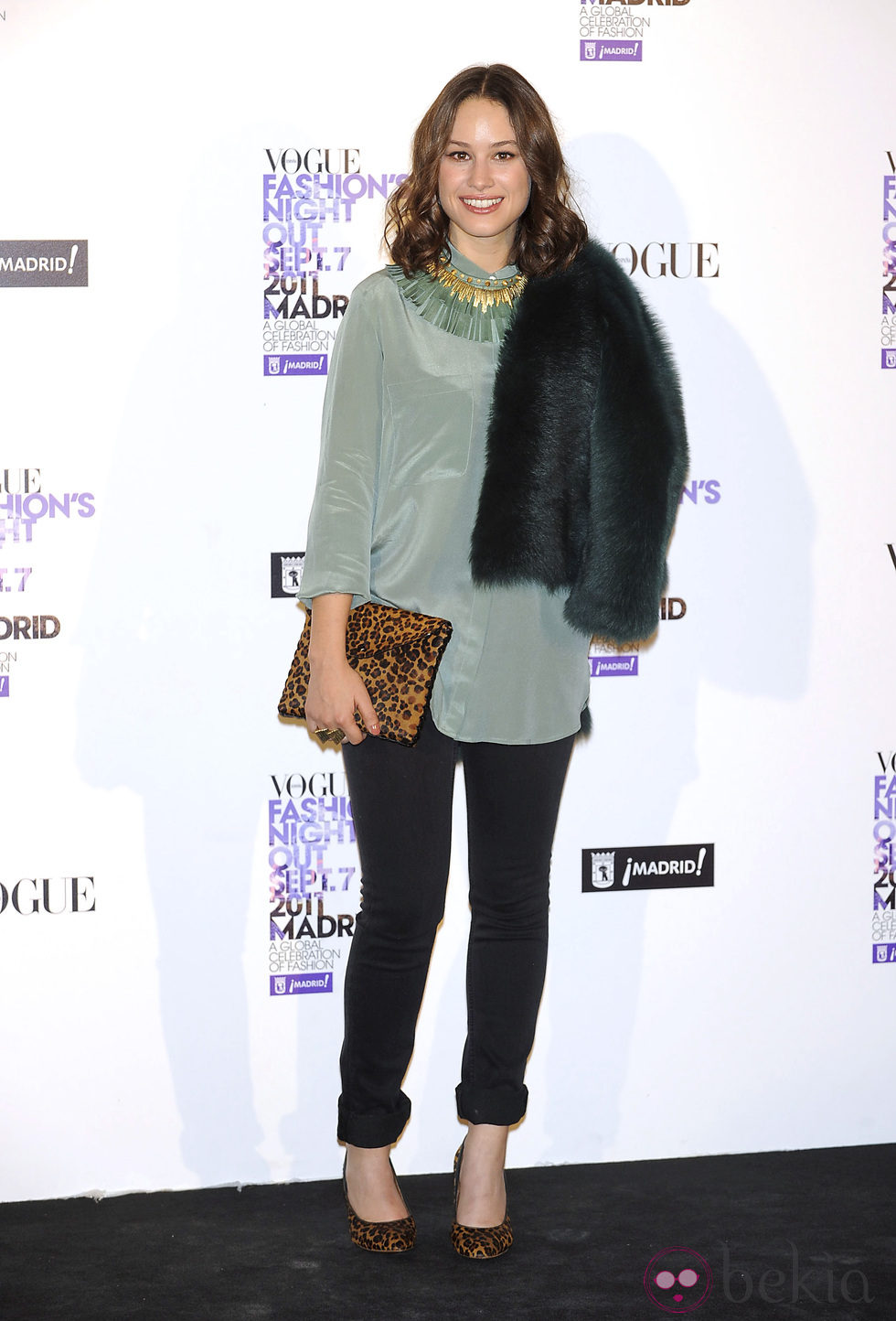 Aida Folch de Bimba y Lola en la Vogue Fashion's Night Out 2011