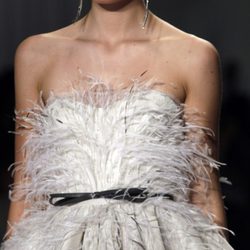 Top con plumas de Jason Wu, colección primavera de 2012