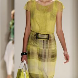 Vestido verde de Carolina Herrera, colección primavera 2012