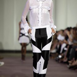 Camisa con volantes de Prabal Gurung, colección primavera 2012