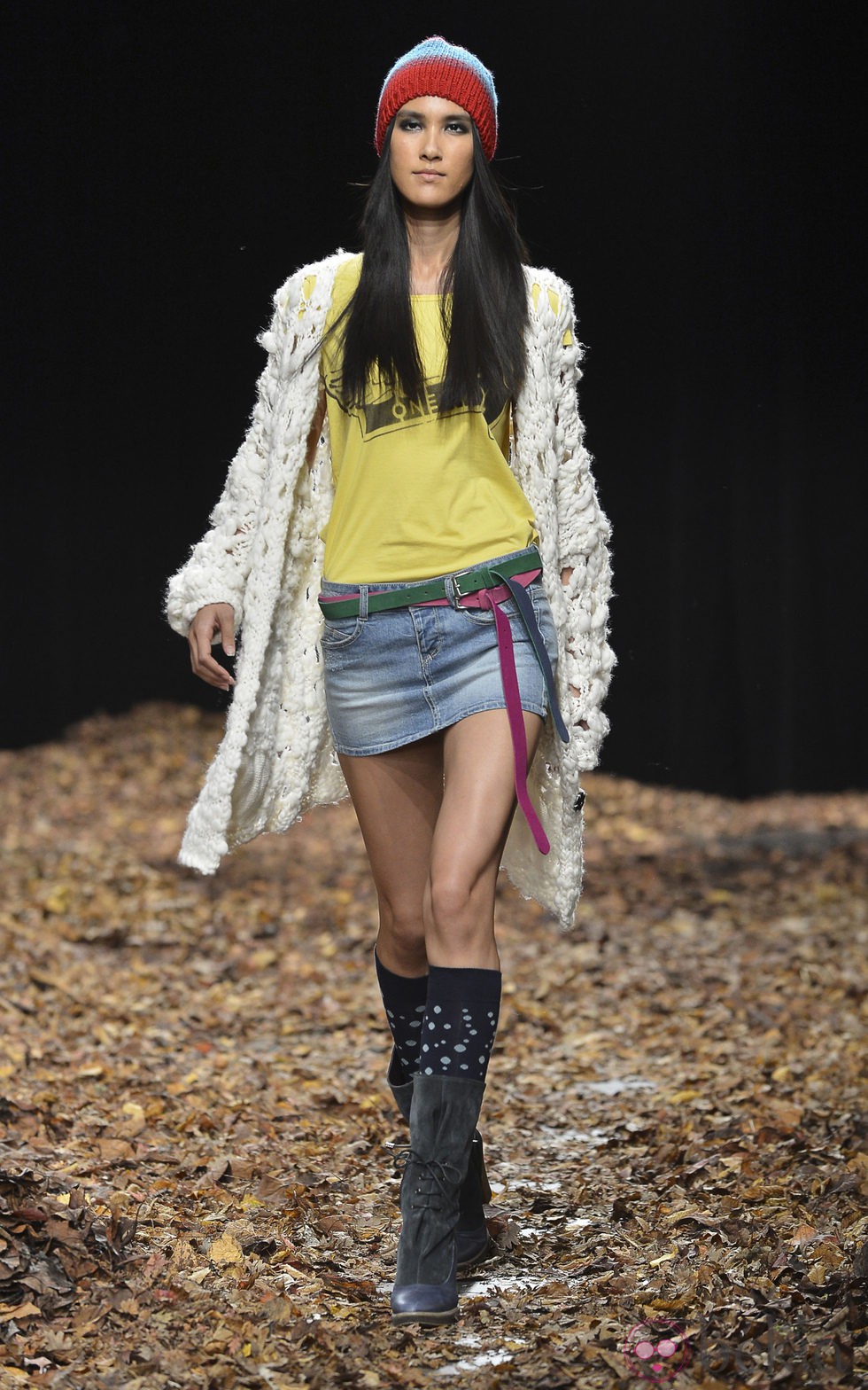 Minifalda de la colección otoño/invierno 2013/2014 de Benetton