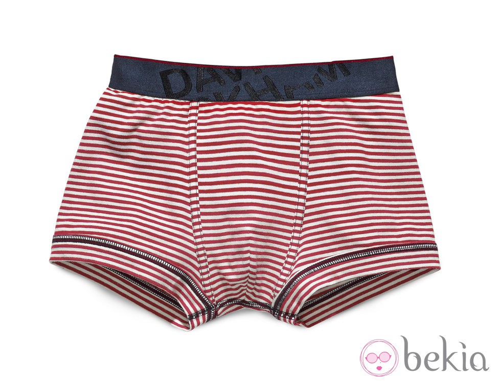 Boxers de rayas de la colección infantil de David Beckham para H&M