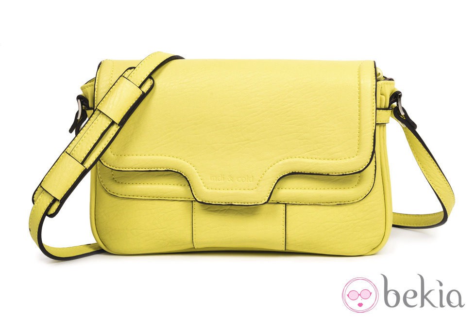 Bolso amarillo de la colección primavera/verano 2014 de Indi&Cold