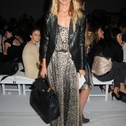 Rachel Zoe en el desfile de Calvin Klein, colección primavera de 2012