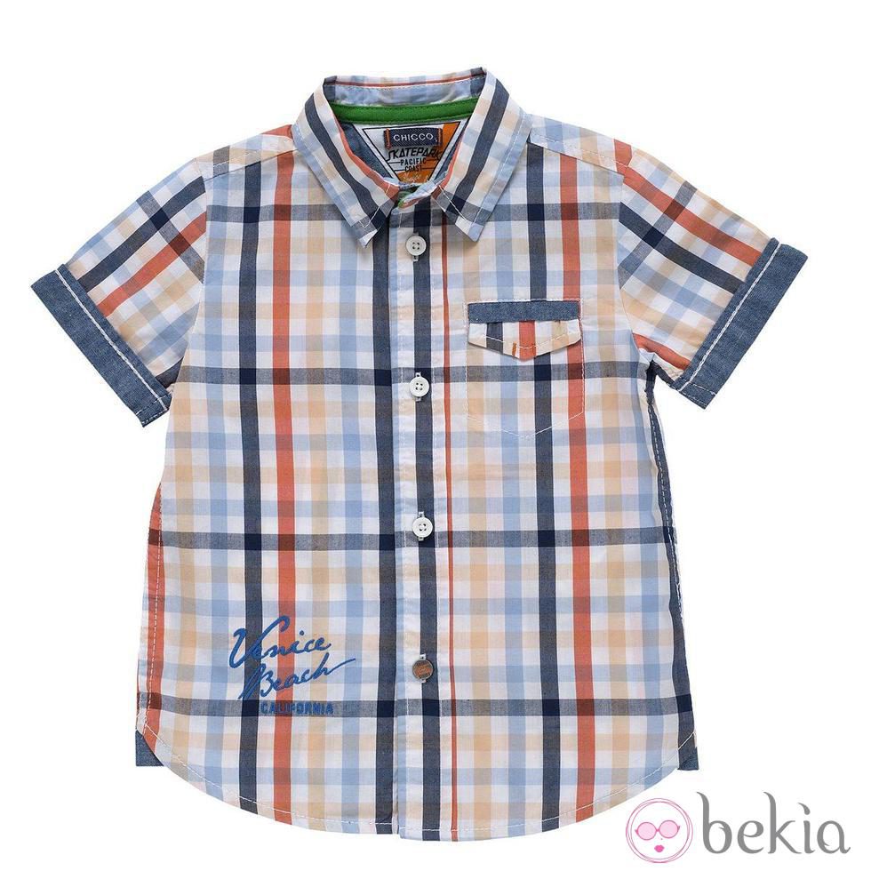 Camisa de cuadros de la colección primavera/verano 2014 de Chicco