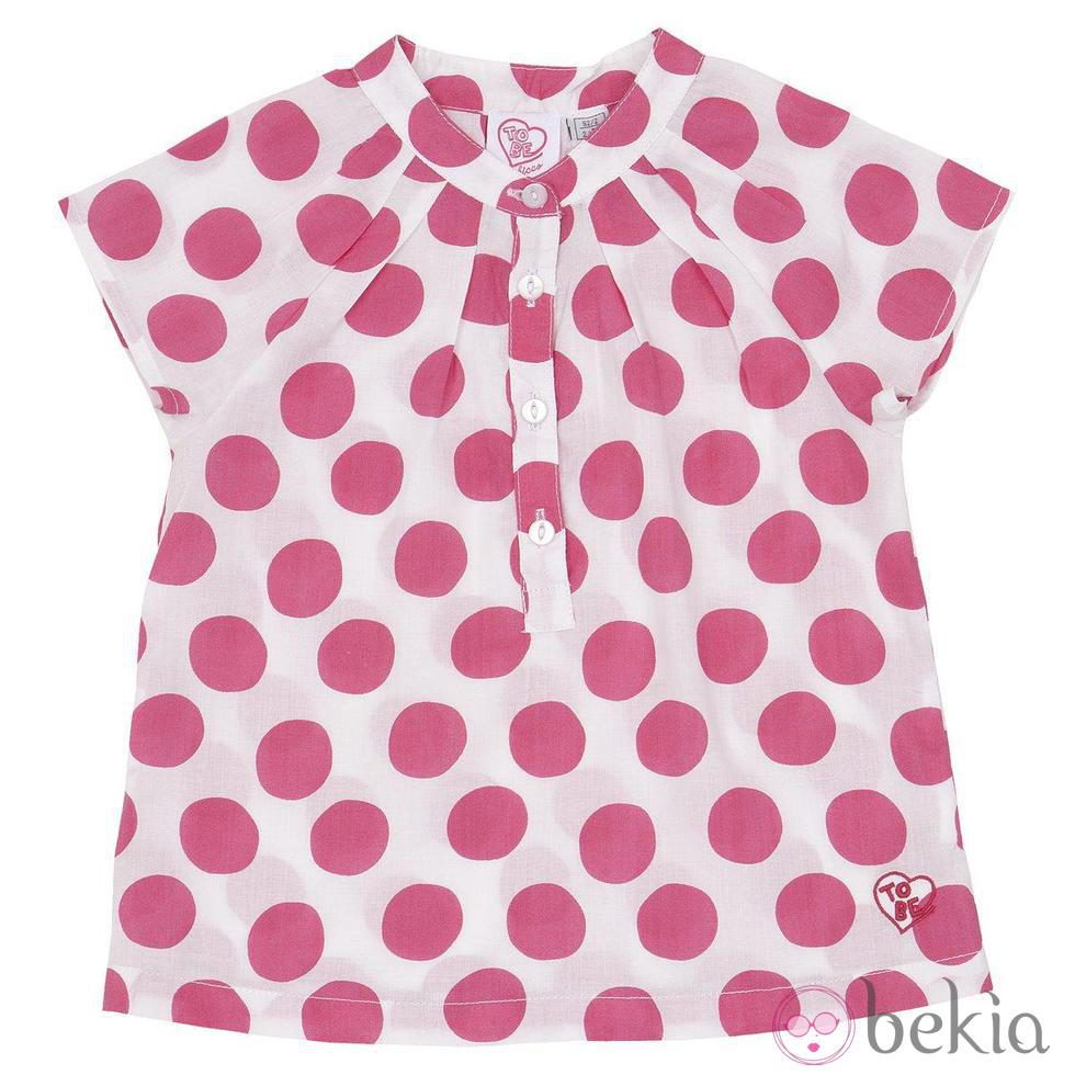 Blusa de topos de la colección primavera/verano 2014 de Chicco