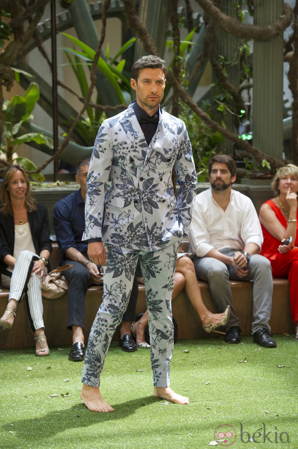 Traje estampado de Emidio Tucci para primavera/verano 2015