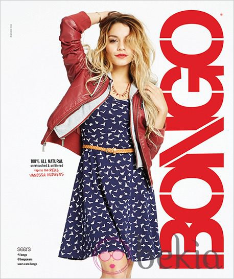 Vanessa Hudgens sin retoques digitales para la nueva campaña de Bongo