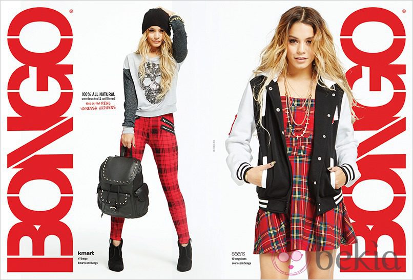 Vanessa Hudgens, con cuadros para la nueva campaña otoño/invierno 2014 de Bongo