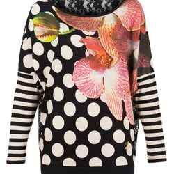 Camiseta con mezcla de estampados de la colección otoño/invierno 2014 de Desigual