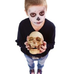 Disfraz de calavera para niños