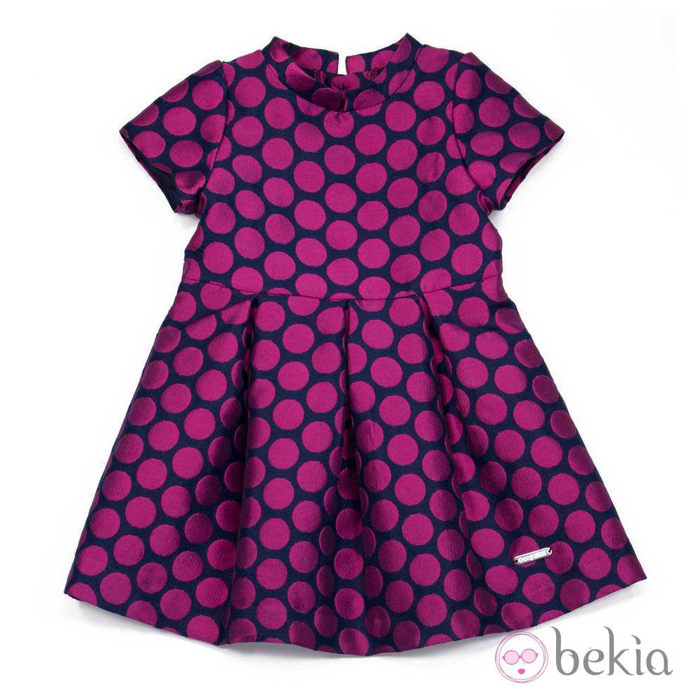 Vestido con lunares en fucsia de la colección otoño/invierno 2014/2015 de Conguitos