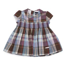 Vestido con estampado de cuadros escoceses de la nueva temporada otoño/invierno 2014/2015 de la firma Conguitos